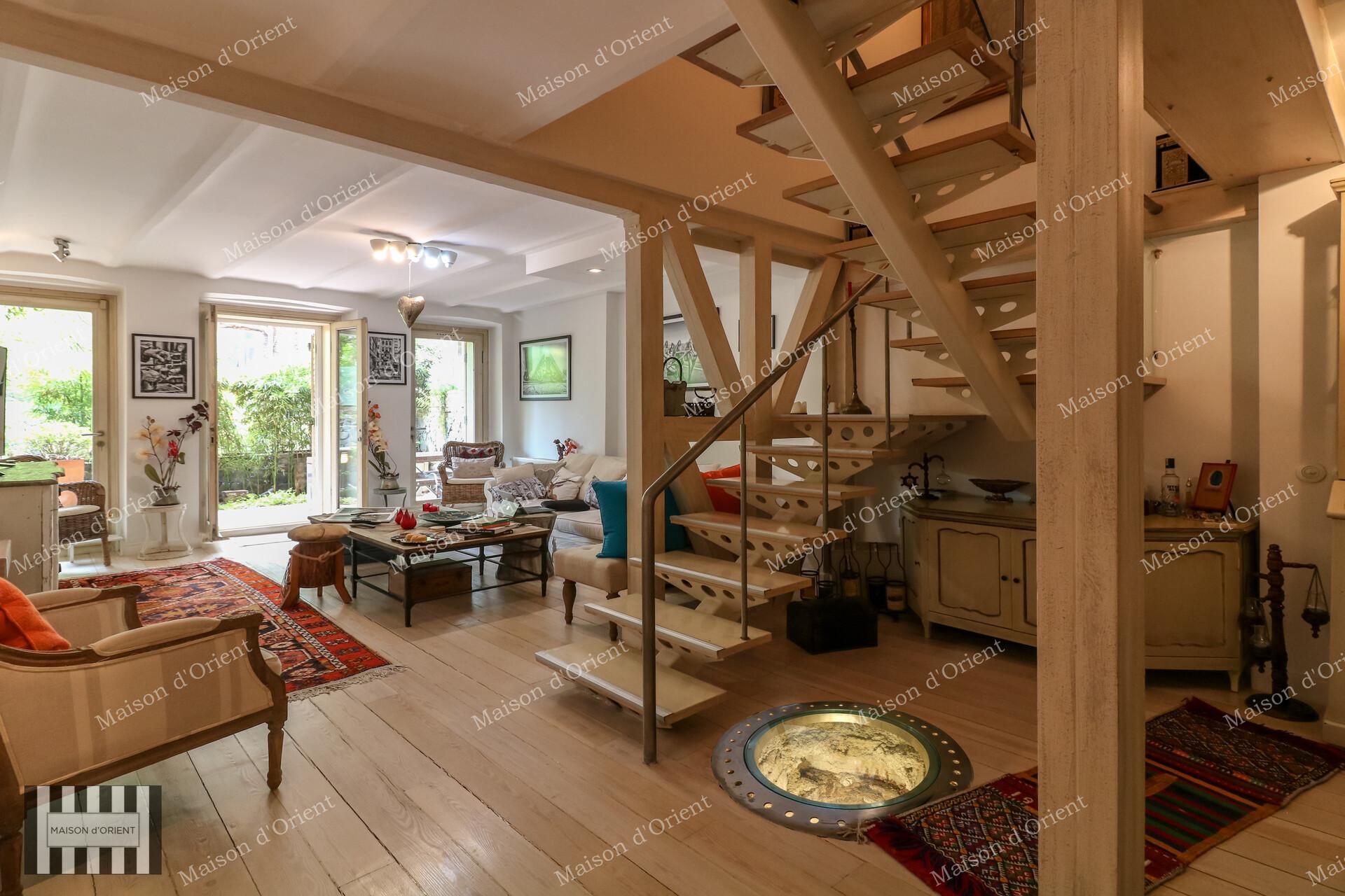 120sqm Furnished Garden Duplex for Rent in Galata — Galata, İstanbul — 1+1 — For Rent