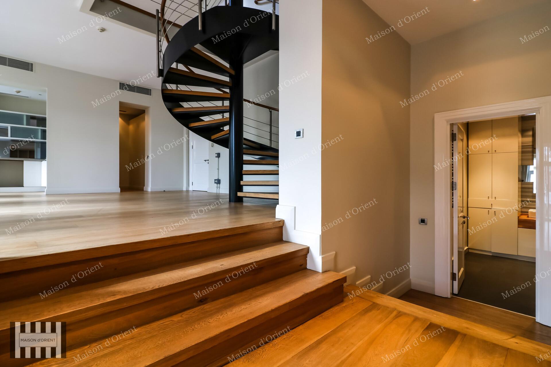 Duplex Flat with Terrace for Rent in Akaretler Row Houses — Akaretler, İstanbul — 3+1 — Closed