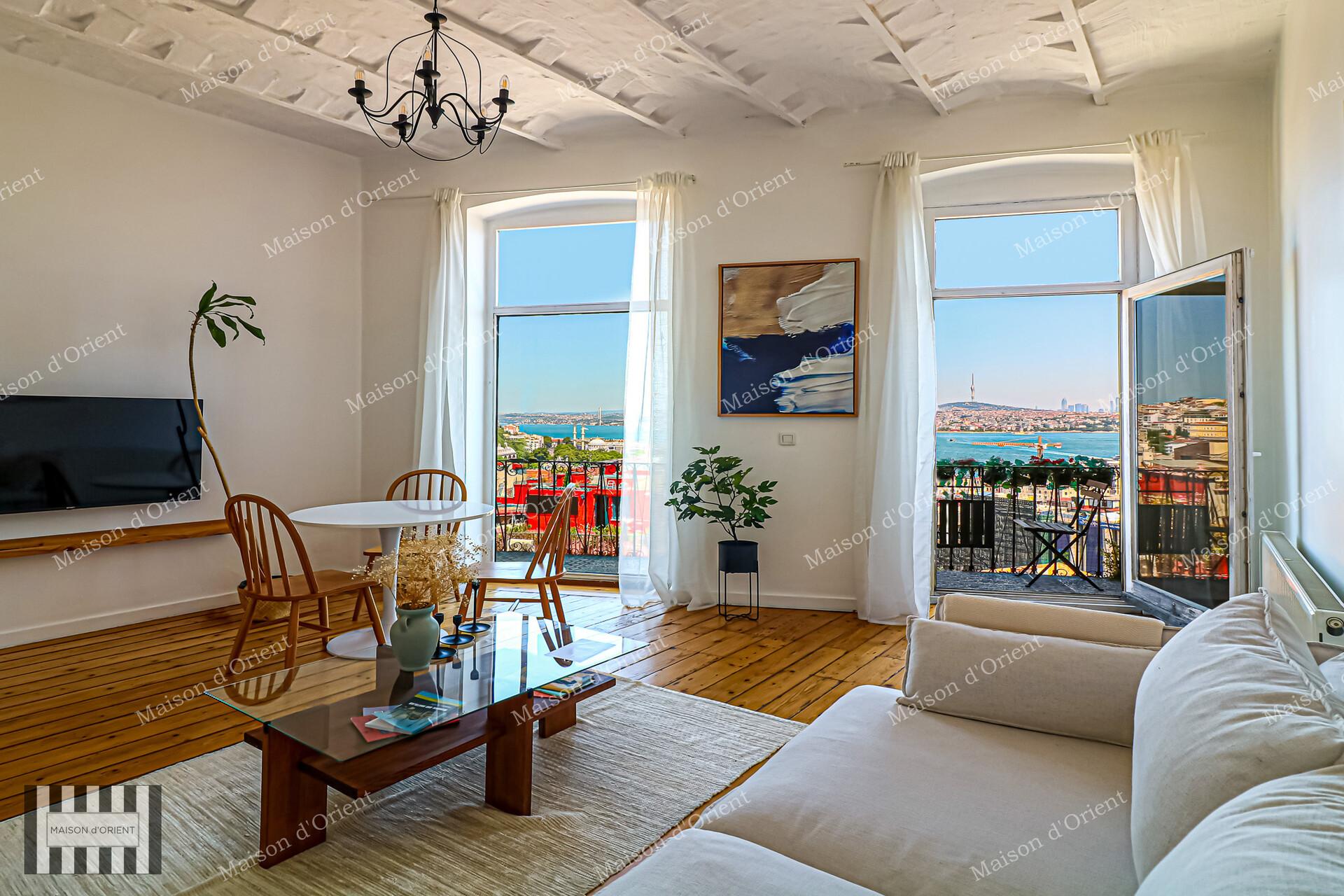 Fully Furnished 2+1 Flat for Sale in Historical Rauf Bey Building, Galata — Galata, İstanbul — 2+1 — Closed