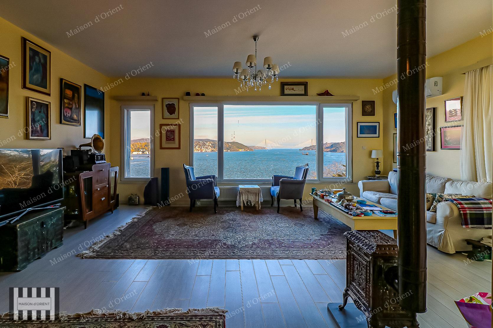 4+1 Flat for Rent with Panoramic Bosphorus View in Tarabya — Tarabya, İstanbul — 4+1 — Closed