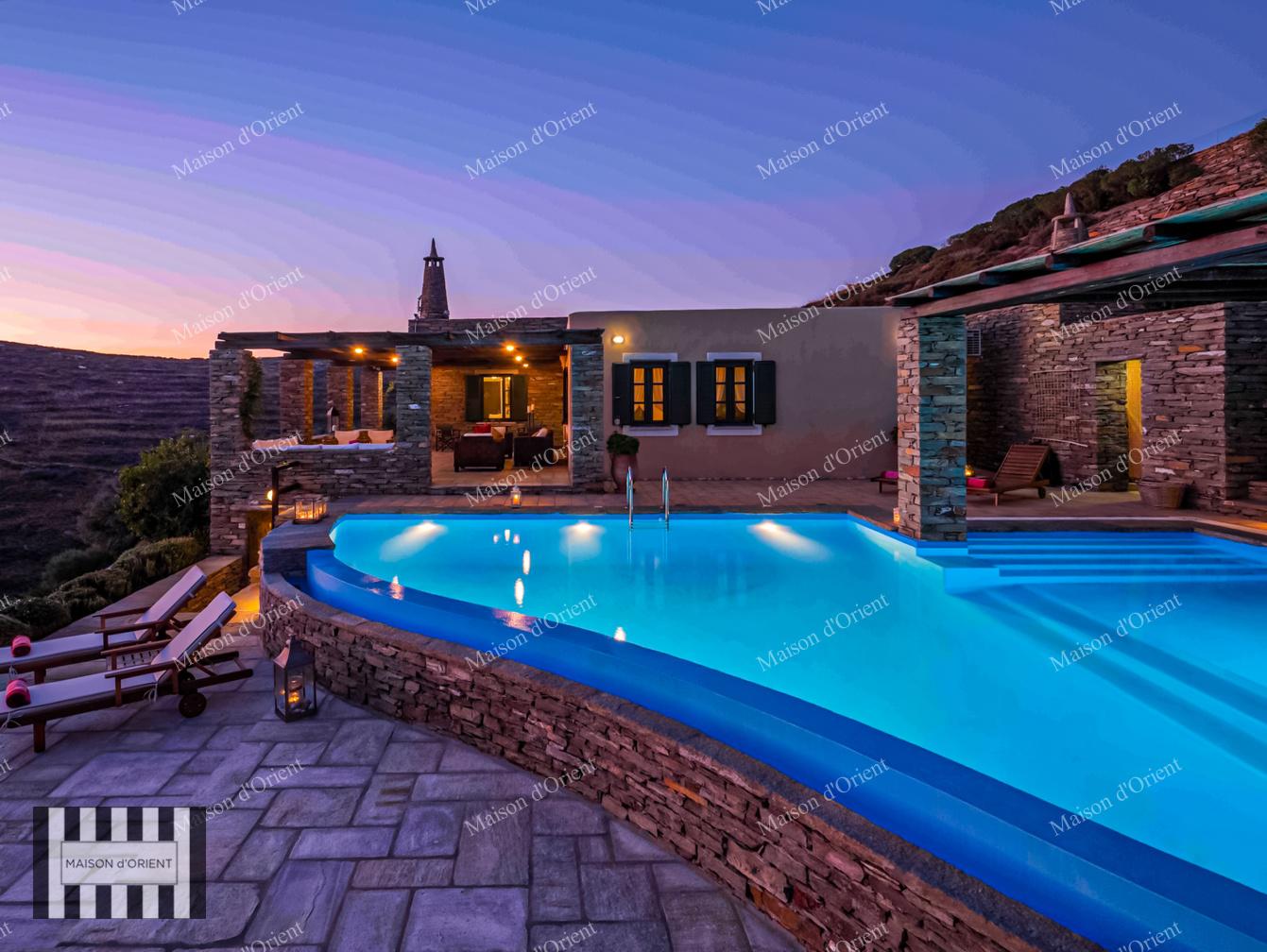 Stone-Built Villa for Sale in Kea, Greece — Kea, Yunanistan — 5+1 — International