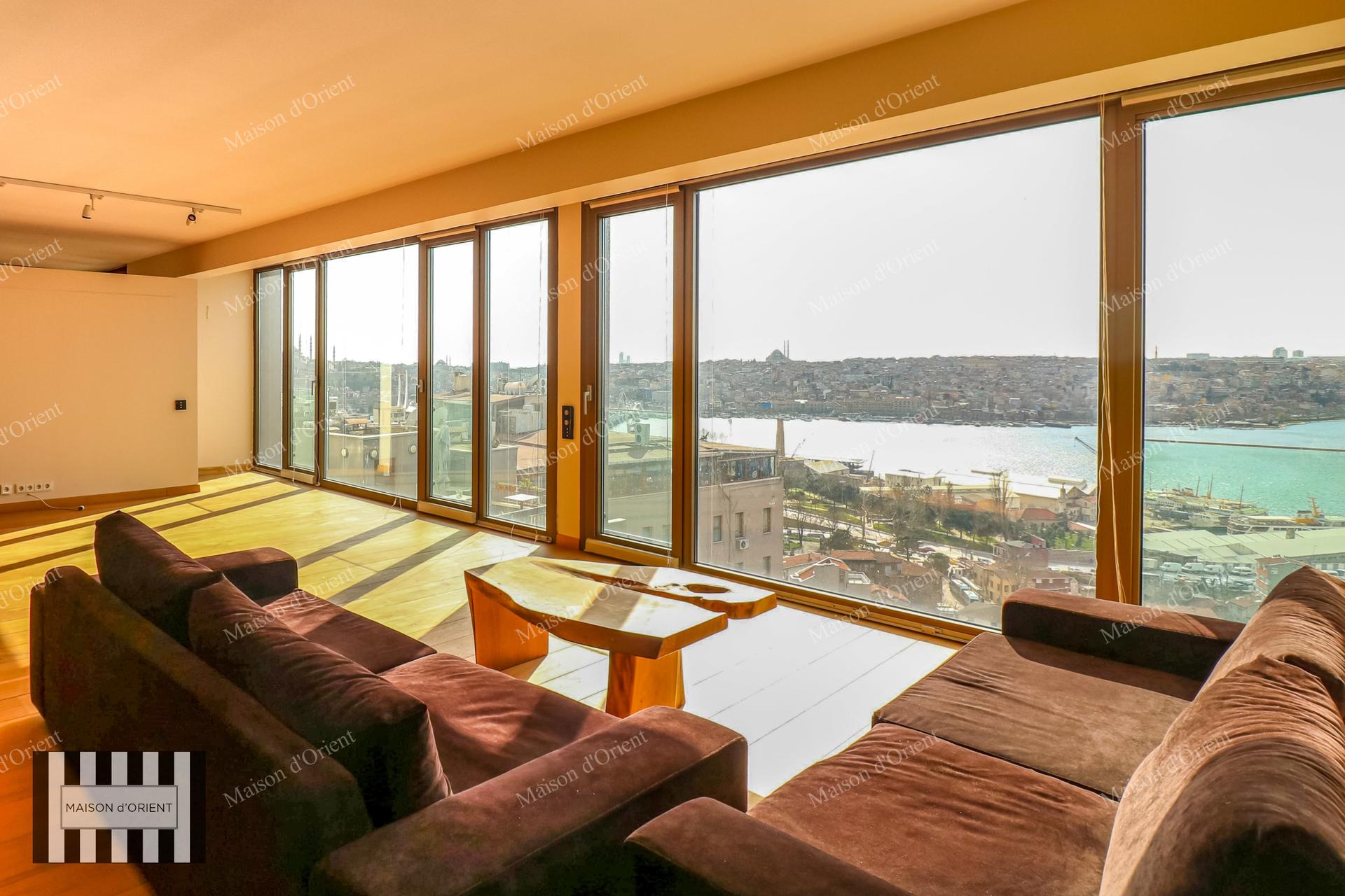 120sqm Rental Flat with Golden Horn View in Pera — Cihangir, İstanbul — 2+1 — Closed