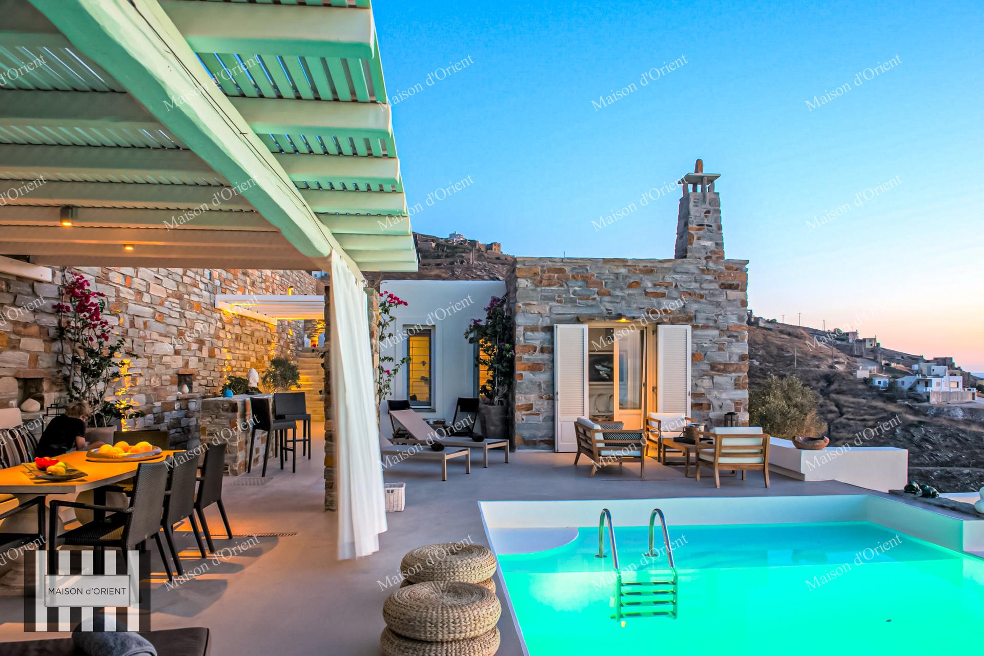 Yunanistan, Kea’da Denize Sıfır Satılık Villa — Kea, Yunanistan — 5+1 — Yurt Dışı