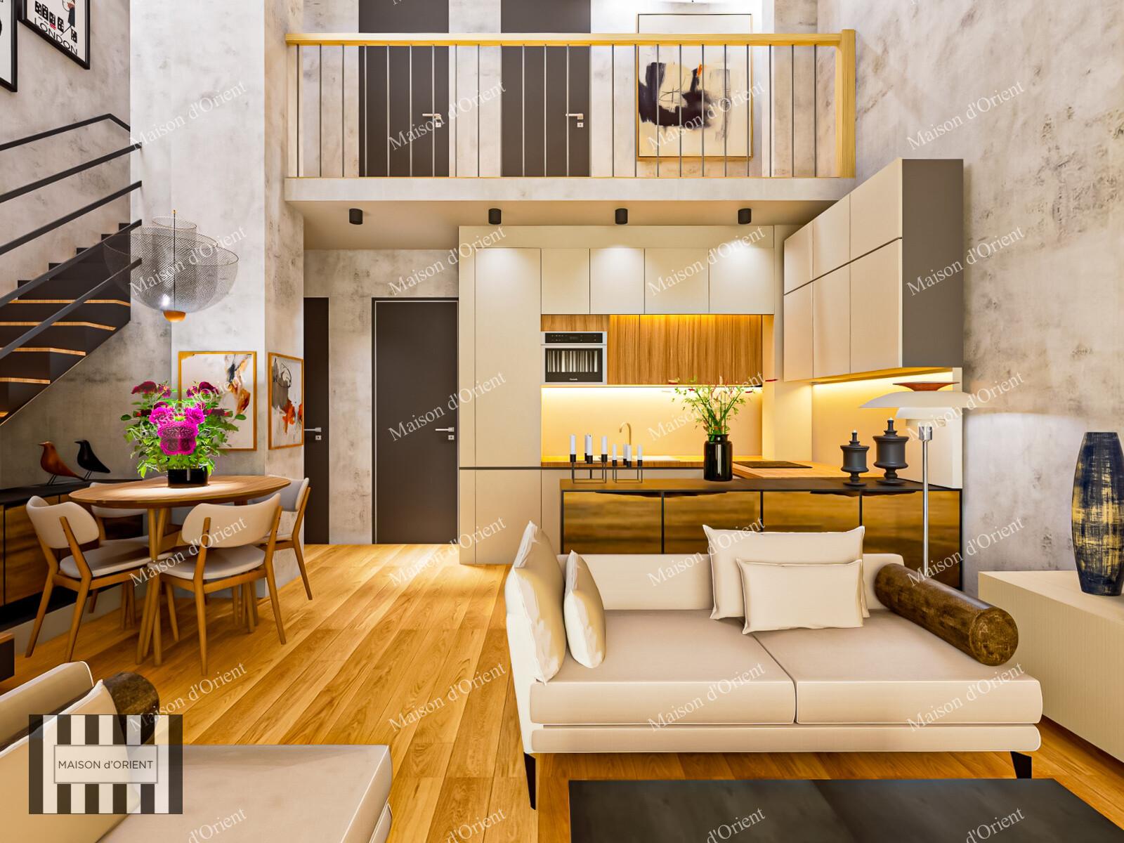 Atina'da Yeni Projede Satılık 1+1 Dubleks Daire — Atina, Yunanistan — 1+1 — Yurt Dışı