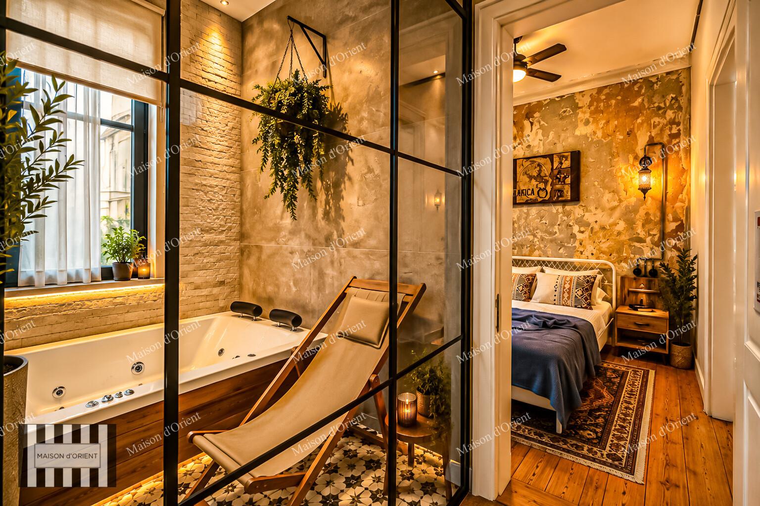 3+1 Apartment with Historic Atmosphere and Jacuzzi in Galata — Galata, İstanbul — 3+1 — Short Term
