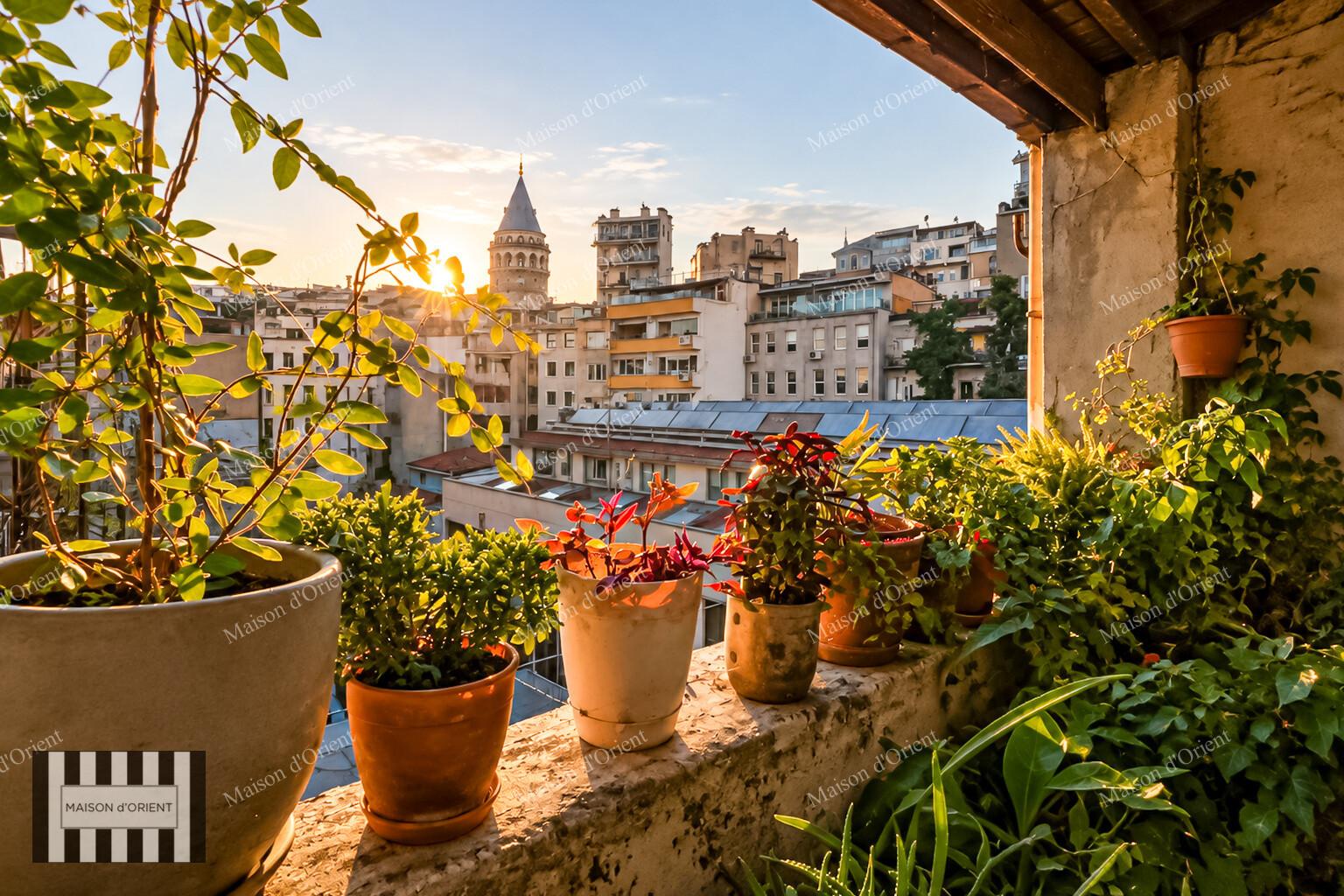 Tarihi Papadopoulos Apartmanı'nda Manzaralı Satılık 2+1 Daire — Galata, İstanbul — 2+1 — Satılık