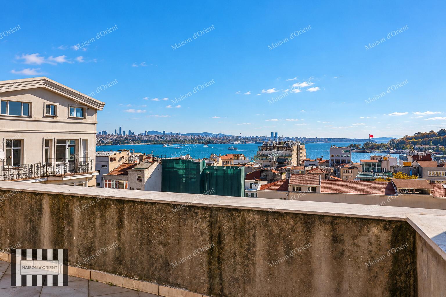 Galata Tarihi Binada Manzaralı Kiralık 1+1 Daire — Galata, İstanbul — 1+1 — Kiralık